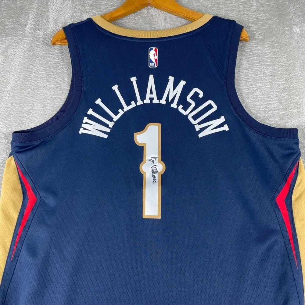 Nike‎ Zion Williamson Pelicans Basketball Jersey Mens XL Blue Swingman NBA